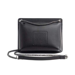 Opus Mind Chain Zip Crossbody Bag, Black